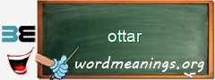 WordMeaning blackboard for ottar